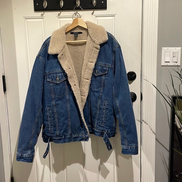 Oversized Ksubi Sherpa Jacket Selling A Never Worn Ksubi Denim